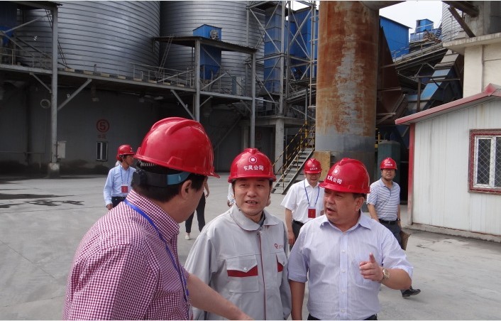 集团公司马建国副总经理检查北方水泥安全生产大检查工作