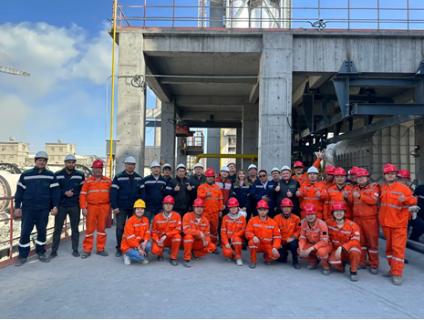 The Kyrgyzstan Kant clinker production line successfully put into operation