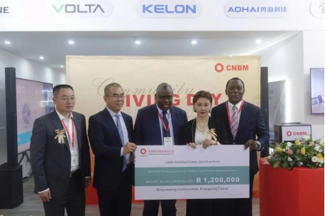 CNBM SA Solar Donates Mobile Power Units to Local Communities
